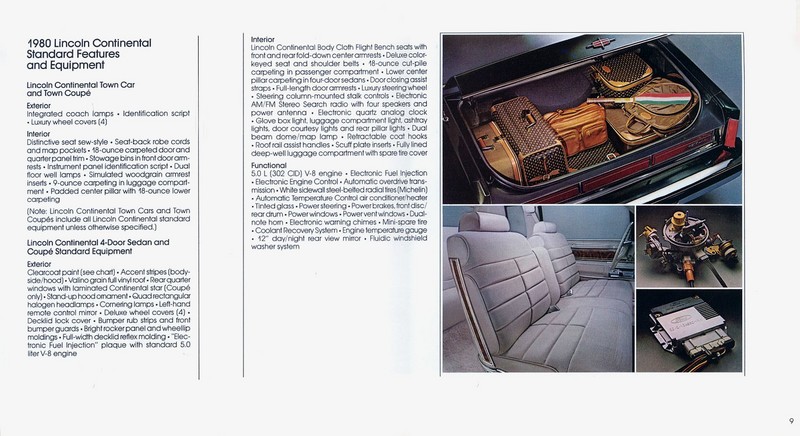1980 Lincoln Continental Brochure Page 14